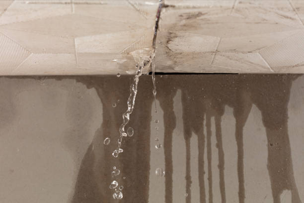 Professional Flood Damage Cleanup technician working in Bristol, ME